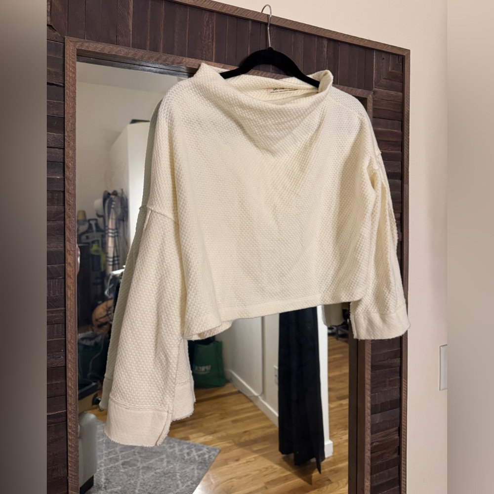 Free People Waffle Top - Lightweight